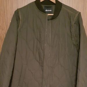 Madewell Quilted Military Coat